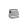 Capot 48B, Aluminium moulé sous pression, acier inoxydable, IP65, Sortie horizontale, M32